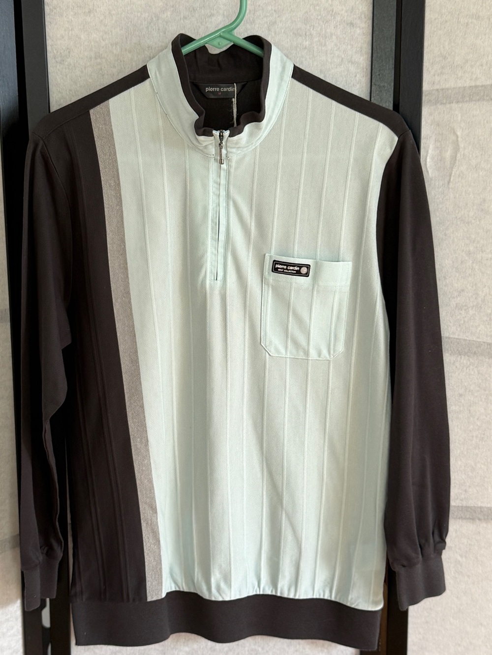 ⛳️ Vintage Pierre Cardin Golf Quarter Zip Pullover M NWOT